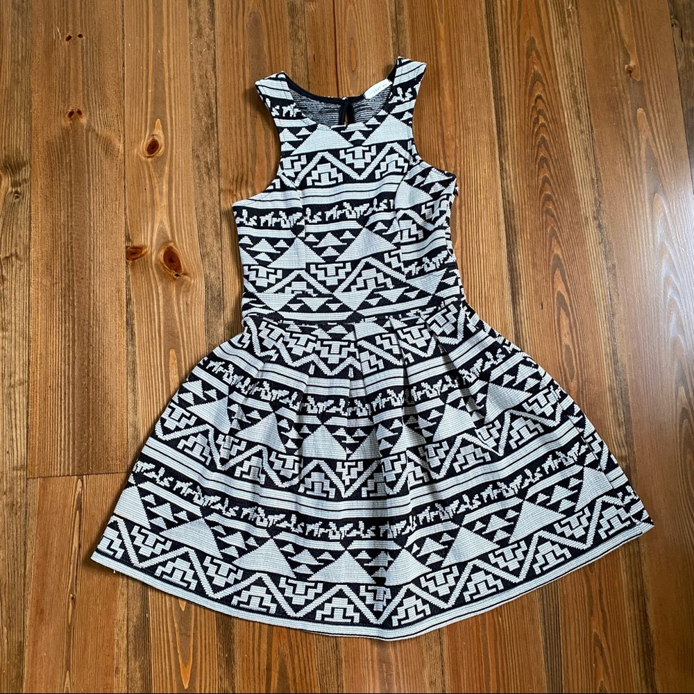 Geometric Mini Dress